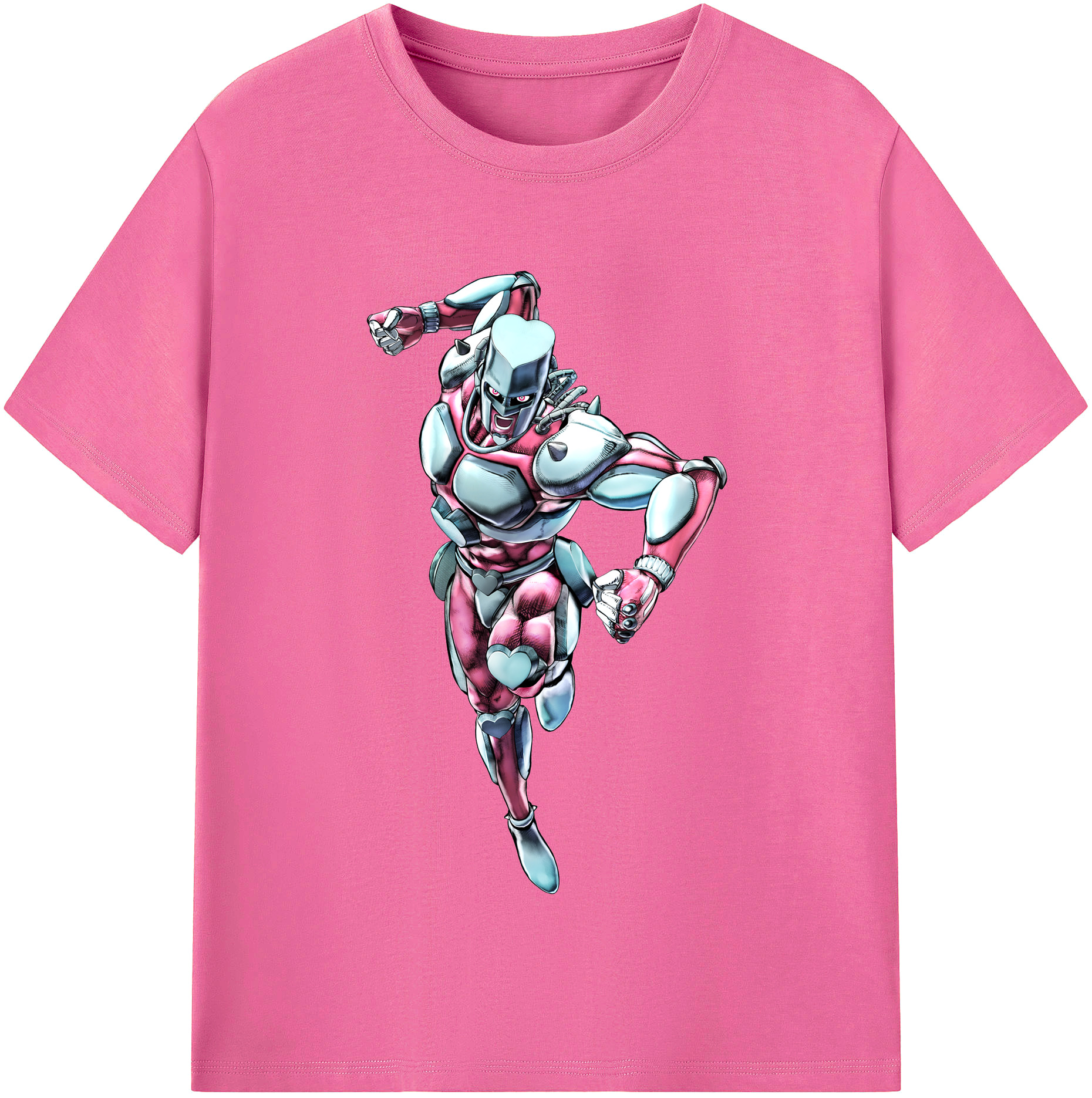 （画像用） ジョジョの奇妙な冒険 ひがしかた じょうすけ JoJo's Bizarre Adventure Higashikata Josuke レディースカジュアルプリントTシャツ（綿100％）